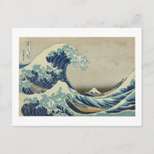 De Grote Golf van Kanagawa Briefkaart