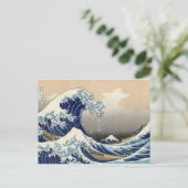 De Grote Golf van Kanagawa Briefkaart (Staand voorkant)
