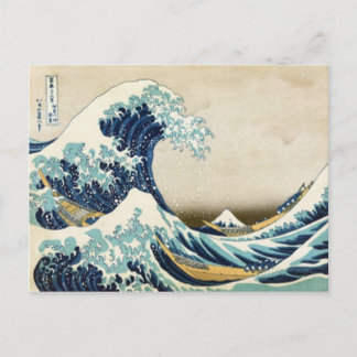 De Grote Golf van Kanagawa Briefkaart