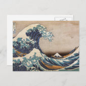 De Grote Golf van Kanagawa Briefkaart (Voorkant / Achterkant)