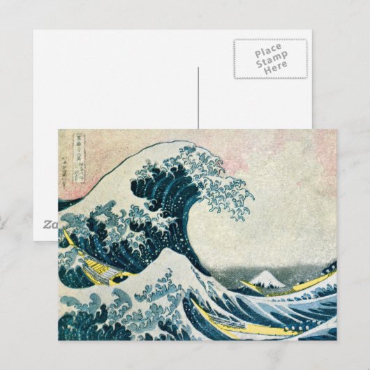 De Grote Golf van Kanagawa Briefkaart (Voorkant / Achterkant)