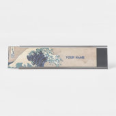 De Grote Golf van Kanagawa Bureau Naambordje (Voorkant)