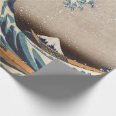 De Grote Golf van Kanagawa Cadeaupapier (Hoek)