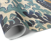 De Grote Golf van Kanagawa Cadeaupapier (Rol Hoek)