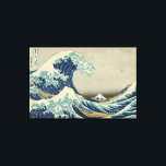 De Grote Golf van Kanagawa Canvas Afdruk<br><div class="desc">The Great Wave of Kanagawa Canvas The Great Wave of Kanagawa is een houtblokdruk van de Japanse kunstenares Katsushika Hokusai. Het boek werd tussen 1830 en 1833 als eerste gepubliceerd in Hokusai's serie Zesendertig Uitzichten van de berg Fuji.</div>