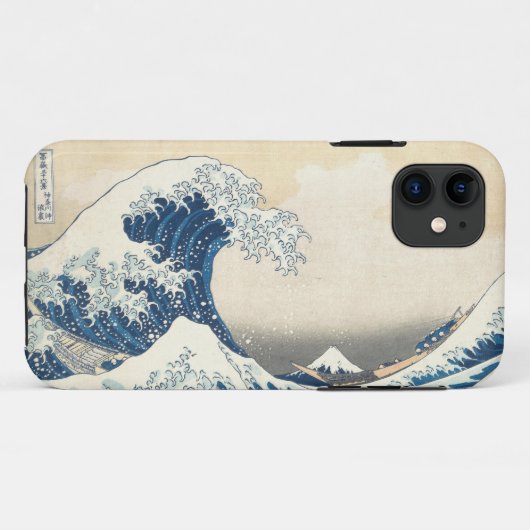 De Grote Golf van Kanagawa Case-Mate iPhone Case (Achterkant (horizontaal))
