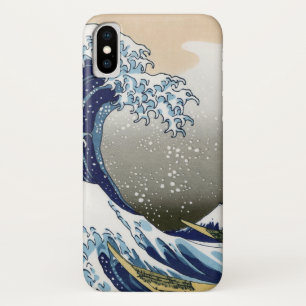 De grote golf van Kanagawa iPhone X Hoesje