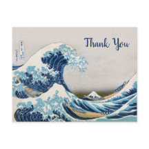 De Grote Golf van Kanagawa Dank u