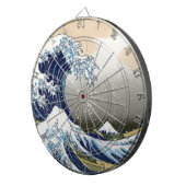 De grote golf van Kanagawa Dartbord (Voorkant Rechts)