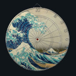 De Grote Golf van Kanagawa Dartbord<br><div class="desc">De Grote Golf van Kanagawa. De Grote Golf van Kanagawa (神 奈 裏 Kanagawa-oki nami ura?, "In de welstand van een golf van Kanagawa"/"Onder de golf van Kanagawa"), ook wel bekend als de Grote Golf of gewoon de Wave, is een houtsblokafdruk van de Japanse ukiyo-e kunstenaar Hokusai. Het werd ergens...</div>