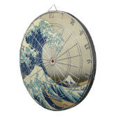 De Grote Golf van Kanagawa Dartbord (Voorkant Rechts)