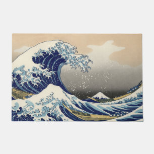 De grote golf van Kanagawa Deurmat