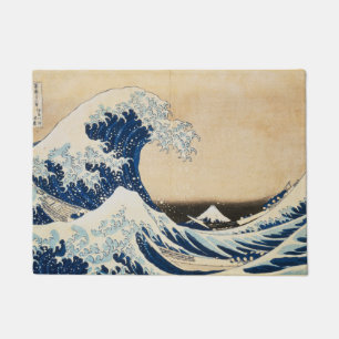 De Grote Golf van Kanagawa door Hokusai Deurmat