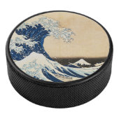 De Grote Golf van Kanagawa door Hokusai Hockey Puck (3/4)