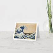 De Grote Golf van Kanagawa door Hokusai Kaart (Voorkant)
