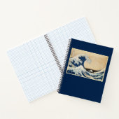 De Grote Golf van Kanagawa door Hokusai Notitieboek (Binnen)