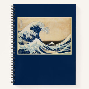 De Grote Golf van Kanagawa door Hokusai Notitieboek