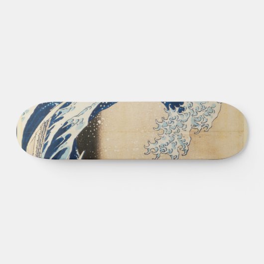 De Grote Golf van Kanagawa door Hokusai Persoonlijk Skateboard (Horizontaal)