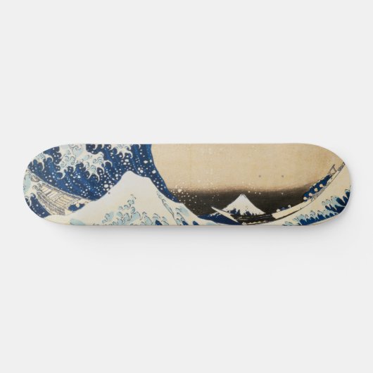 De Grote Golf van Kanagawa door Hokusai Persoonlijk Skateboard (Horizontaal)