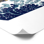 "De Grote Golf van Kanagawa" door Hokusai Poster (Hoek)
