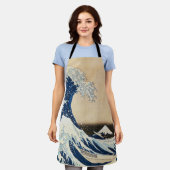 De Grote Golf van Kanagawa door Hokusai Schort (Gedragen)