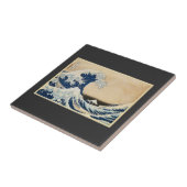 De Grote Golf van Kanagawa door Hokusai Tegeltje (Zijkant)
