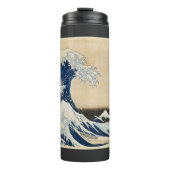 De Grote Golf van Kanagawa door Hokusai Thermosbeker (Voorkant)