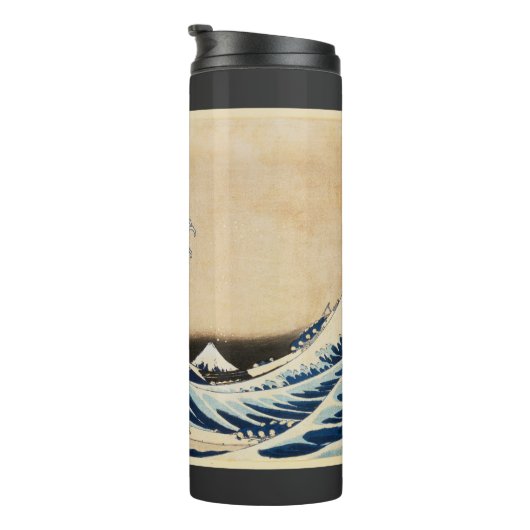 De Grote Golf van Kanagawa door Hokusai Thermosbeker (Geroteerd rechts)