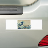 De Grote Golf van Kanagawa door Katsushika Hokusai Bumpersticker (Op auto)