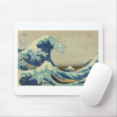 De Grote Golf van Kanagawa door Katsushika Hokusai Muismat (Met muis)