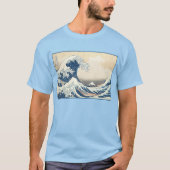 De Grote Golf van Kanagawa door Katsushika Hokusai T-shirt (Voorkant)