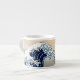 De grote golf van Kanagawa Espresso Kop