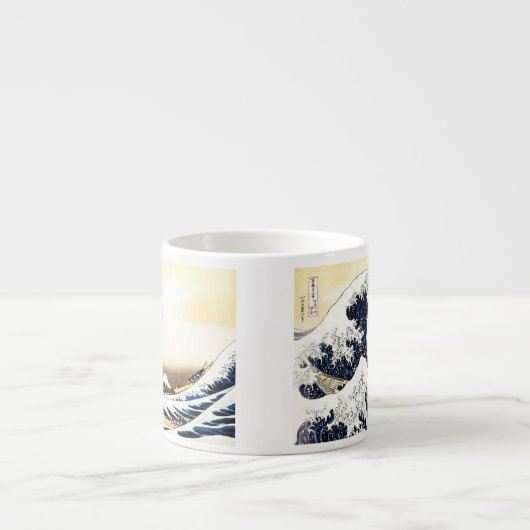 De Grote Golf van Kanagawa Espresso Kop (Voorkant)