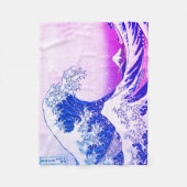 De grote golf van Kanagawa Fleece Deken (Voorkant)