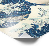 De Grote Golf van Kanagawa Foto Afdruk (Hoek)