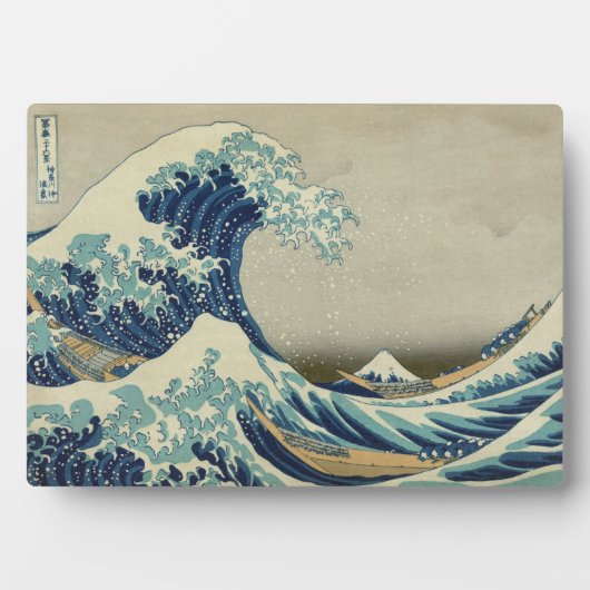 De Grote Golf van Kanagawa Fotoplaat (voorkant)