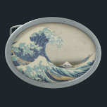 De Grote Golf van Kanagawa Gesp<br><div class="desc">De Grote Golf van Kanagawa, ook bekend als The Great Wave of eenvoudig The Wave, is een houtsblokafdruk van de Japanse kunstenaar Katsushika Hokusai. Een voorbeeld van ukiyo-e-kunst: het werd ergens tussen 1830 en 1833 gepubliceerd als de eerste in de reeks van Hokusai, zesendertig Uitzichten van de berg Fuji, en...</div>