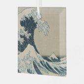 De Grote Golf van Kanagawa Glas Ornament (Voorkant links)