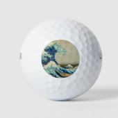 De Grote Golf van Kanagawa Golfballen (Voorkant)