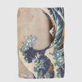De Grote Golf van Kanagawa Golfhanddoek (Voorkant)
