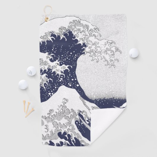 De Grote Golf van Kanagawa Golfhanddoek (Insitu)
