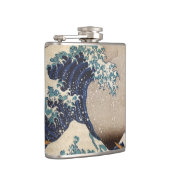 De Grote Golf van Kanagawa Heupfles (Rechts)