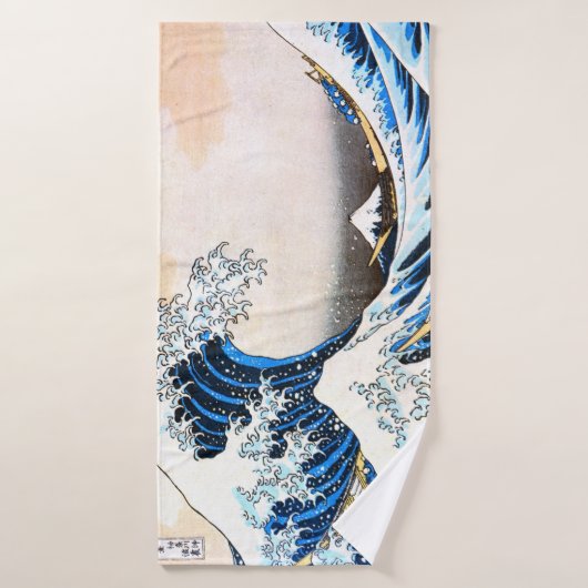 De Grote Golf van Kanagawa, Hokusai Badhanddoek (Badhanddoek)
