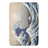 De Grote Golf van Kanagawa Hokusai Badmat (Voorkant Verticaal)