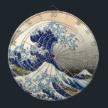 De Grote Golf van Kanagawa Hokusai Dartbord<br><div class="desc">De Grote Golf van Kanagawa door Hokusai. Een prachtig meesterwerk van een Grote Golf, een van de beroemdste mooie kunstschilderijen uit de hele tijd. Beschikbaar op veel geschenkideeën van hoge kwaliteit en artistiek design.</div>