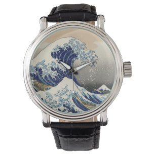 De Grote Golf van Kanagawa Hokusai Horloge