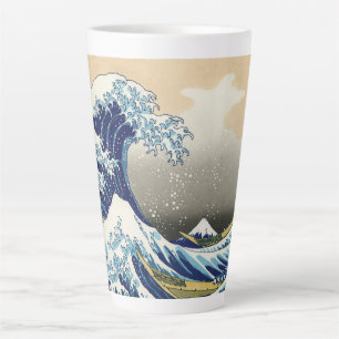 De Grote Golf van Kanagawa Hokusai Katsushika Latte Mok