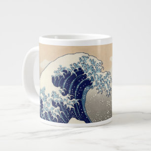 De Grote Golf van Kanagawa Hokusai Koffiekop