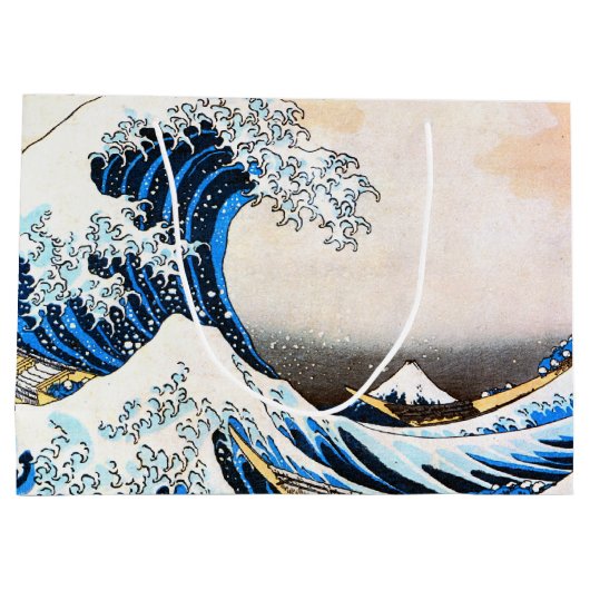 De Grote Golf van Kanagawa, Hokusai Large Gift Ba Groot Cadeauzakje (Achterkant)