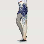 De Grote Golf van Kanagawa Hokusai Leggings (Links)